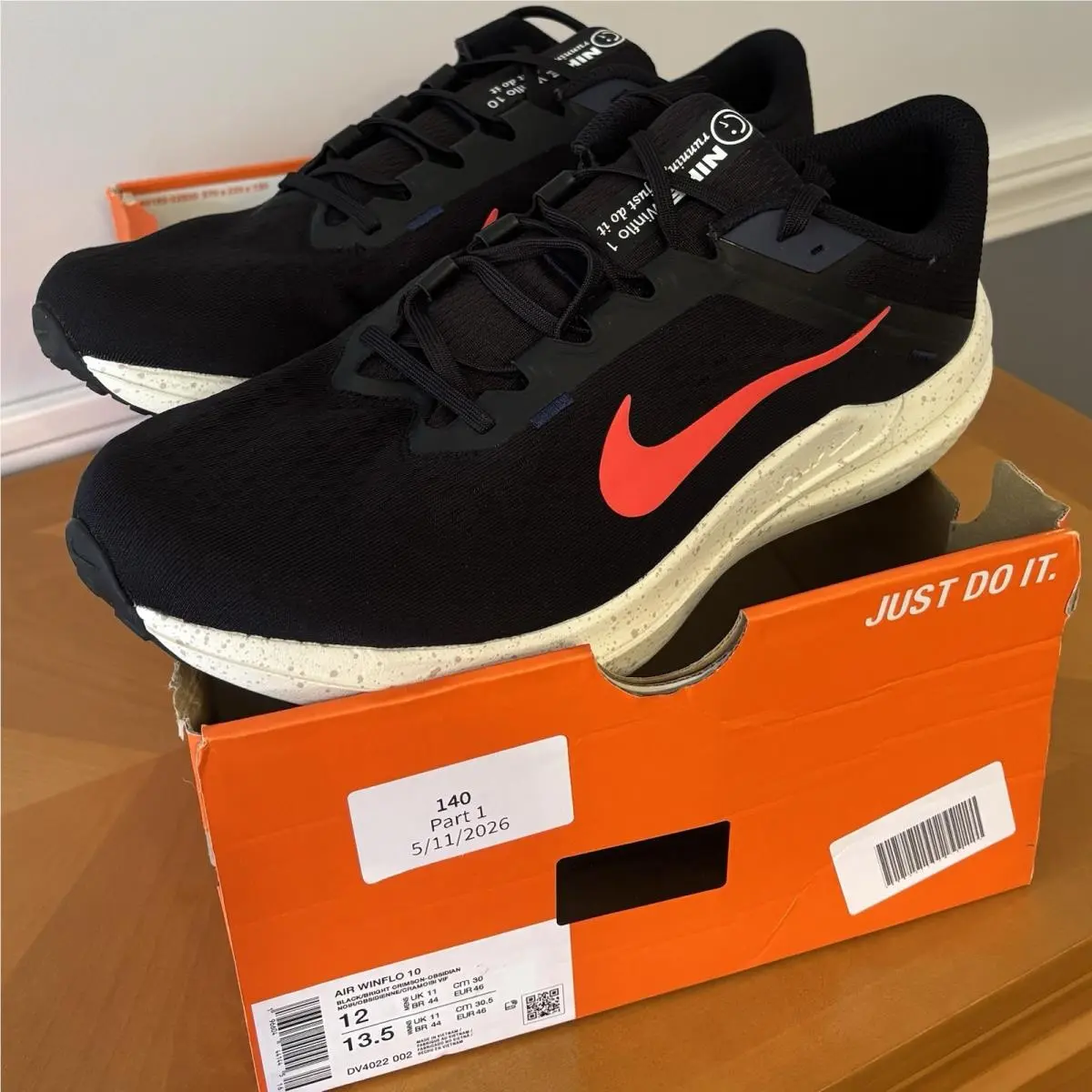 Nike shoes - Nike Air Winflo 10 - Air Winflo - DV4022-002 - Black (UPC: 196604441445) 6