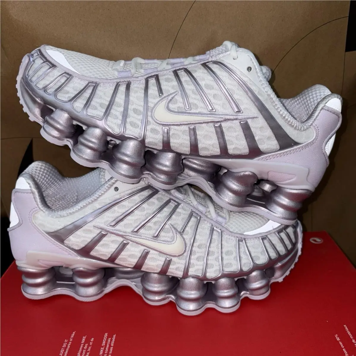 Nike shoes - Nike Shox TL - Shox - AR3566-104 - Summit White/Barely Grape/Sail 0