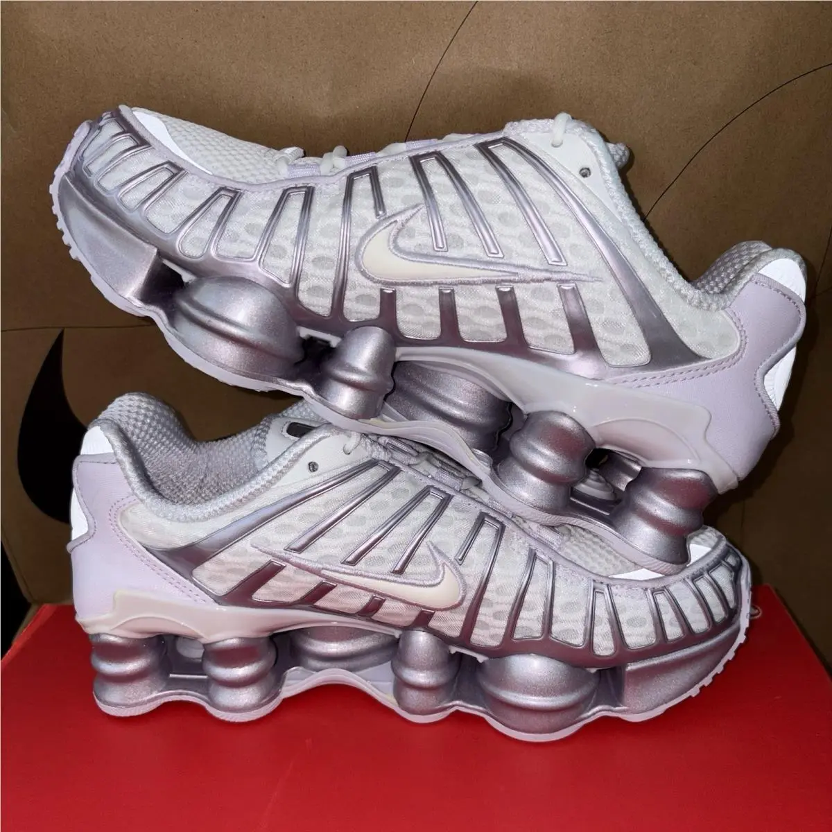 Nike shoes - Nike Shox TL - Shox - AR3566-104 - Summit White/Barely Grape/Sail 2