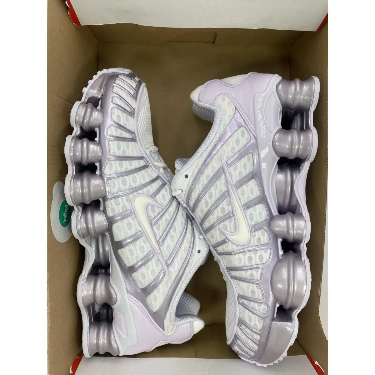 Nike shoes - Nike Shox TL - Shox - AR3566 104 - Summit White/Sail-Barely Grape (UPC: 197862728811) 7