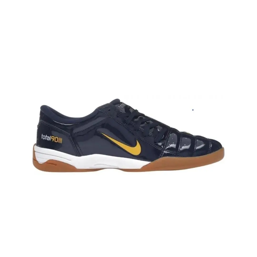 Nike T90 “michigan” Midnight Navy/gold IB5666-400 Women’s Size 6.5 Soccer