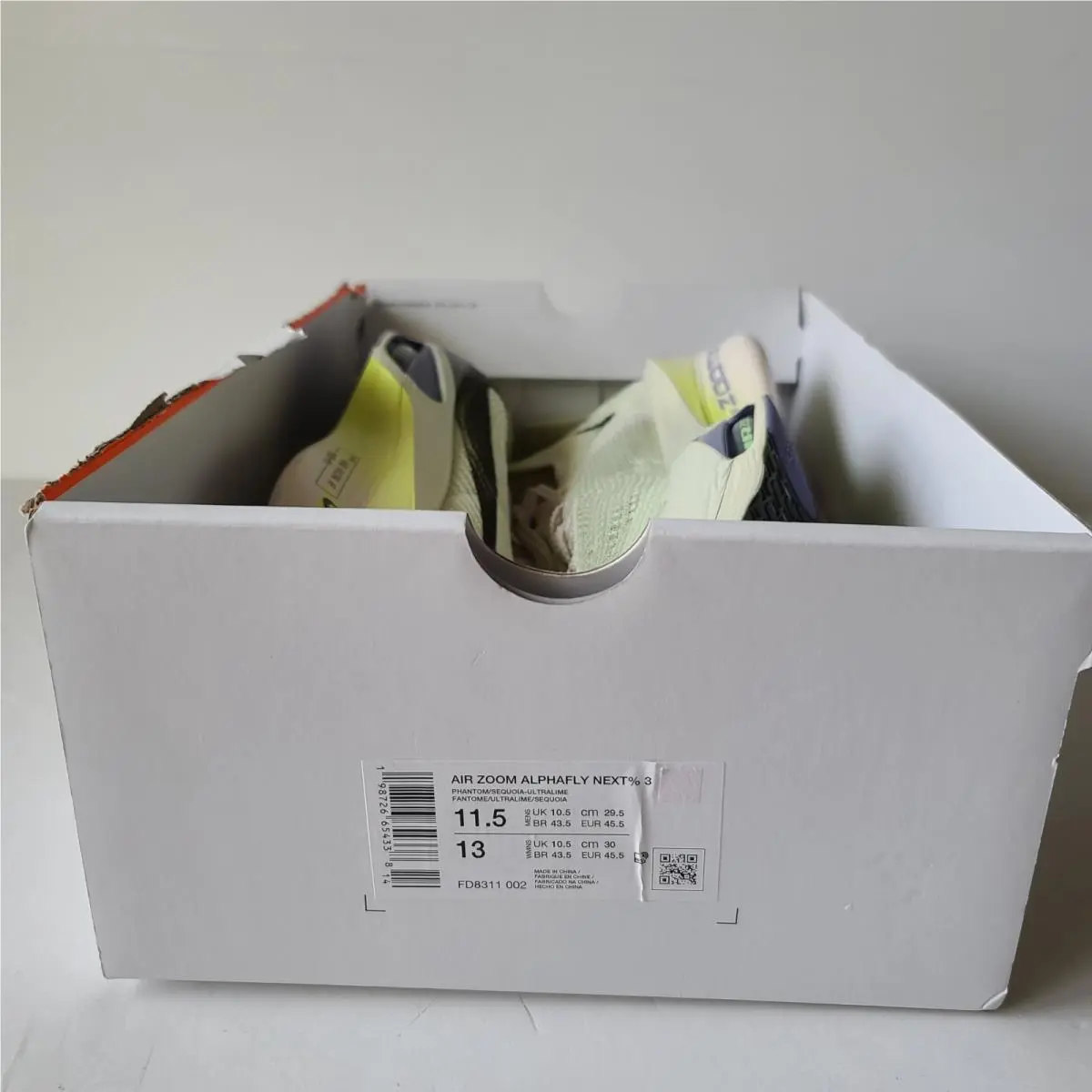 Nike shoes - Nike Air Zoom Alphafly NEXT% 3 - Fd8311-002 - Green (UPC: 198726639588) 0