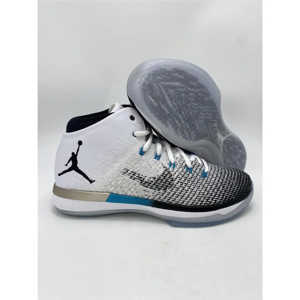 Nike Air Jordan Xxxi N7 BG Black/turquoise White 854273 003 US Sz 5Y