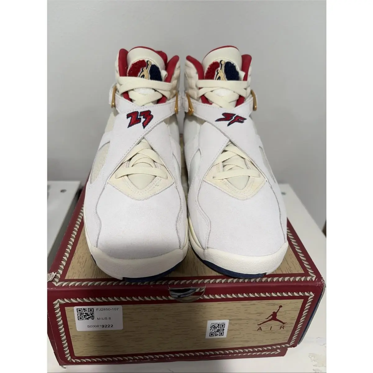 Nike shoes - Air Jordan 8 Retro - Air Retro - FJ2850-107 - White 6