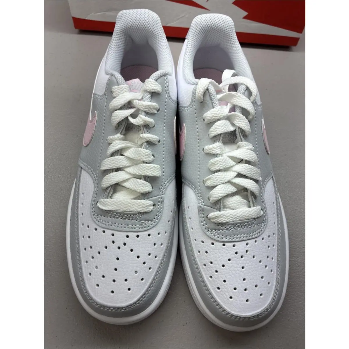 Nike shoes - NIKE Court Vision Low Next Nature - IB4009-043 - Pure Platinum/Pink Foam/White 1
