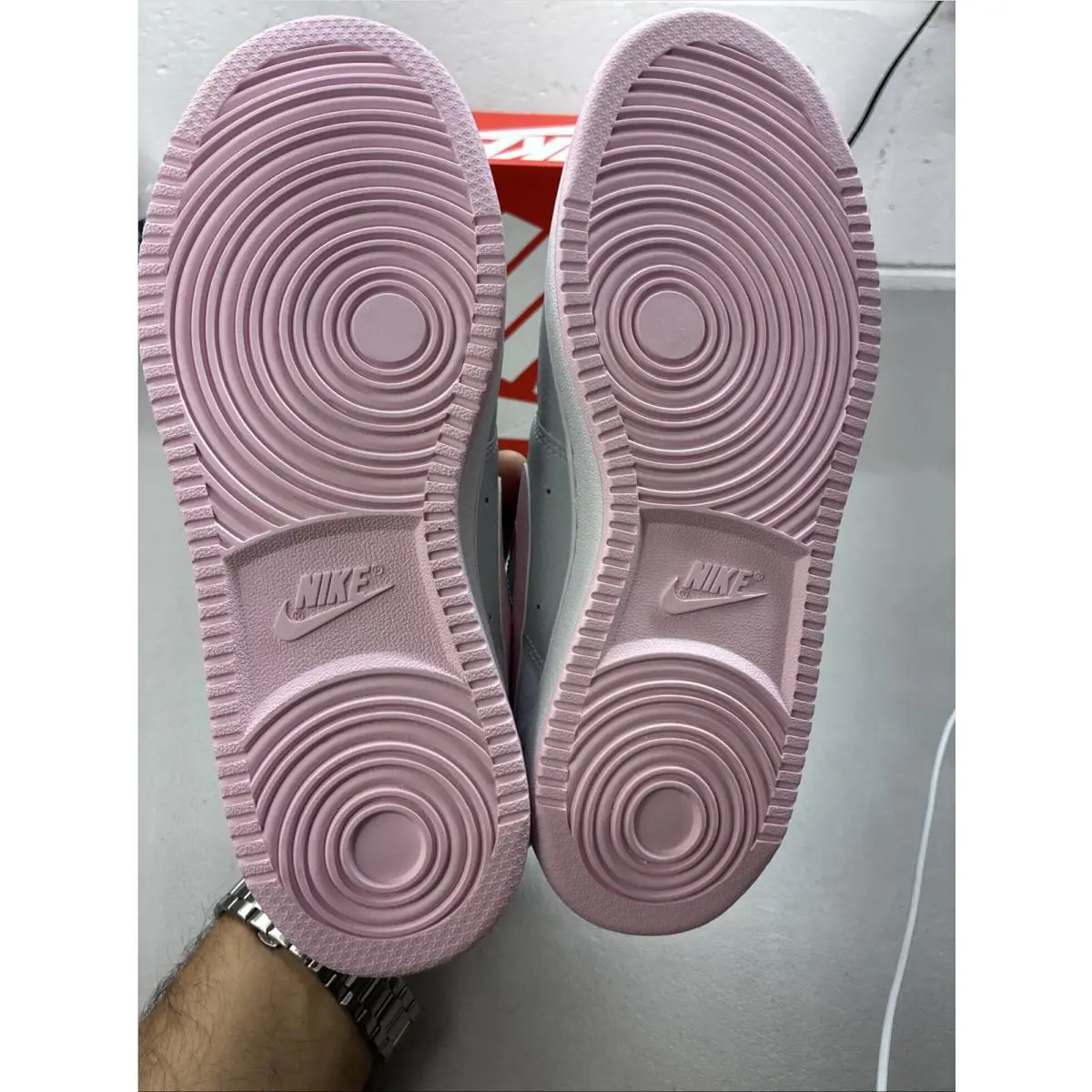 Nike shoes - NIKE Court Vision Low Next Nature - IB4009-043 - Pure Platinum/Pink Foam/White 4