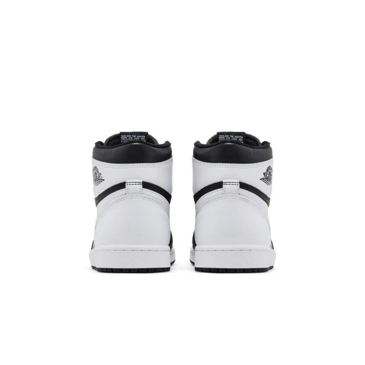 Nike shoes - Nike Air Jordan 1 - Air - Black White 2