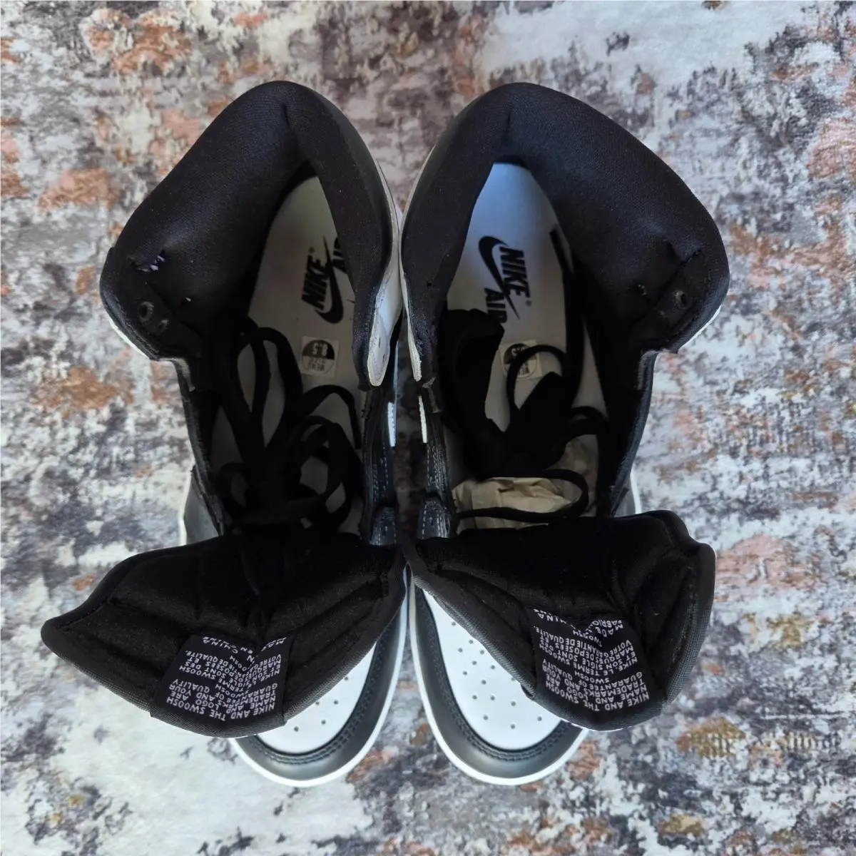 Nike shoes - Nike Air Jordan 1 - Air - Black White 12