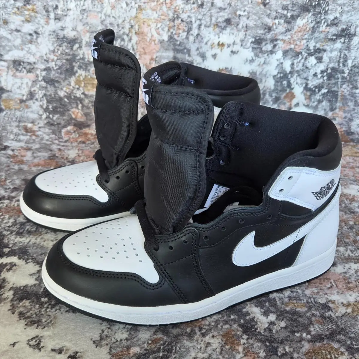 Nike shoes - Nike Air Jordan 1 - Air - Black White 8