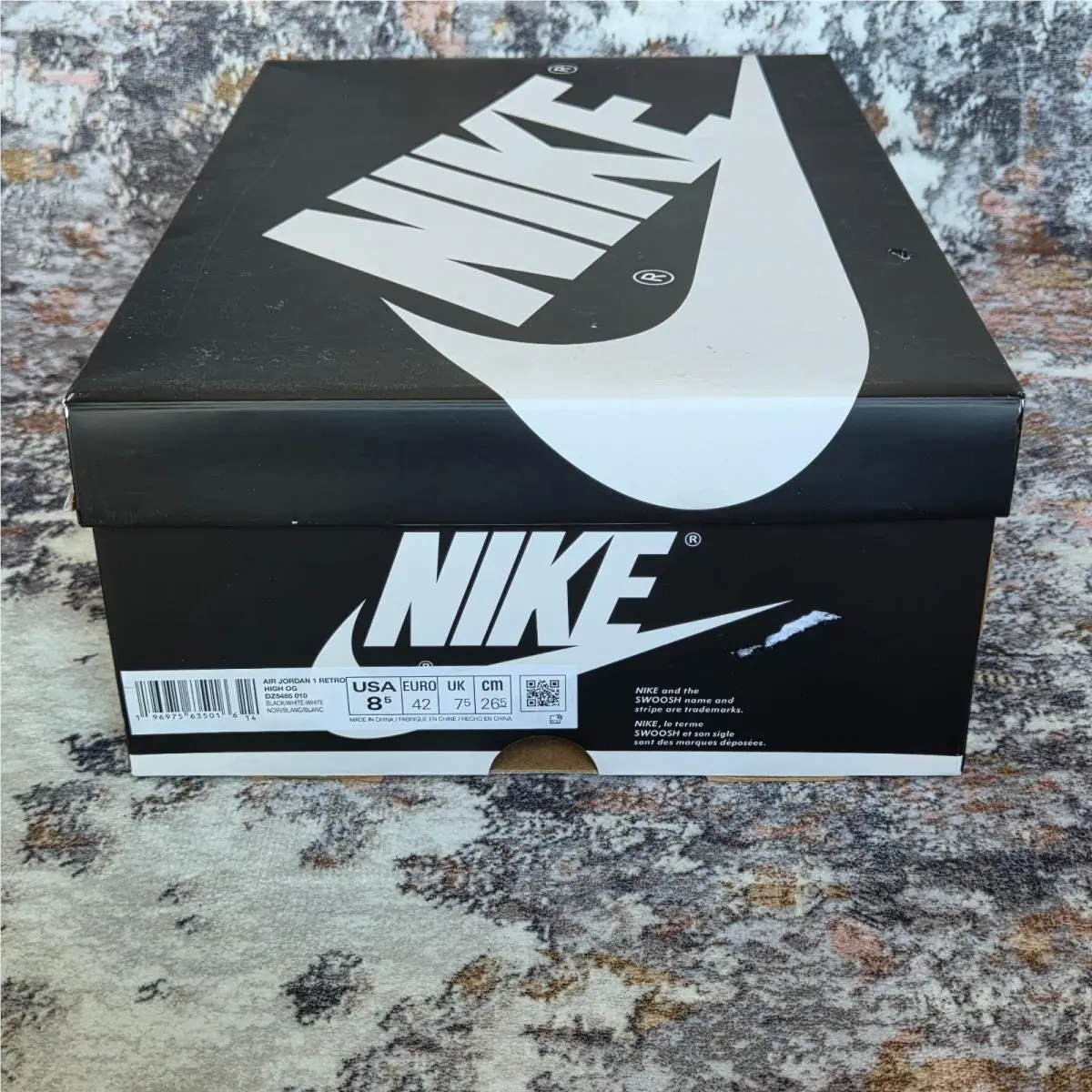 Nike shoes - Nike Air Jordan 1 - Air - Black White 19
