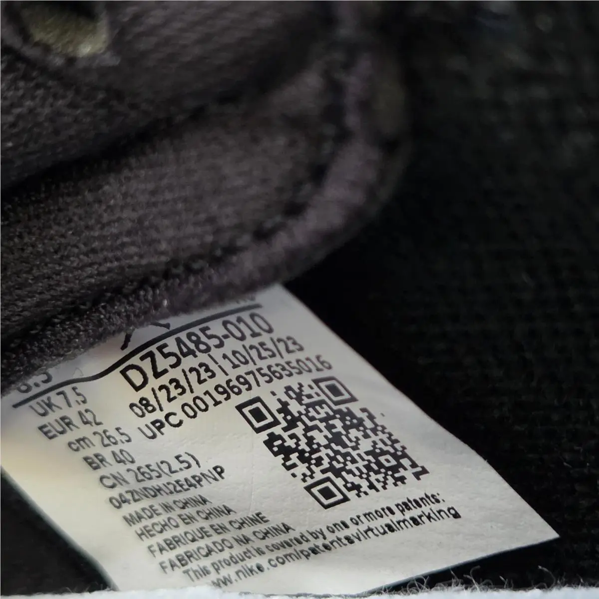 Nike shoes - Nike Air Jordan 1 - Air - Black White 22