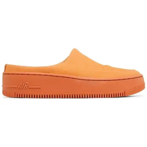 Nike Air Force 1 Lover XX Womens Size 7.5 Orange Shoes Slip On Comfort Slides