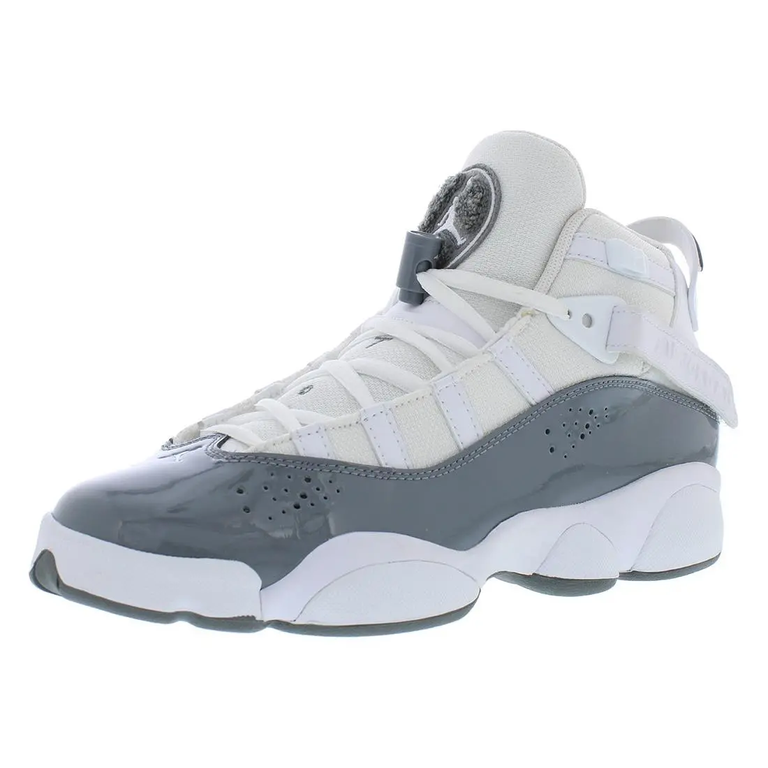 Nike Jordan 6 Rings GS Boys Shoes Size 5 Color: White/cool Grey/white - White/Cool Grey/White, Main: Off-White