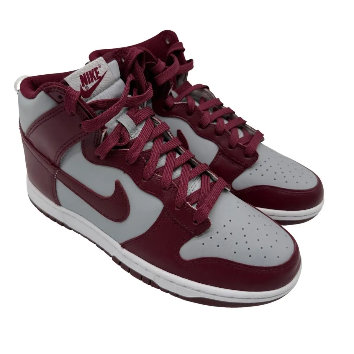 Nike shoes - Nike Dunk High Burgundy Crush Wolf Grey - Red 0