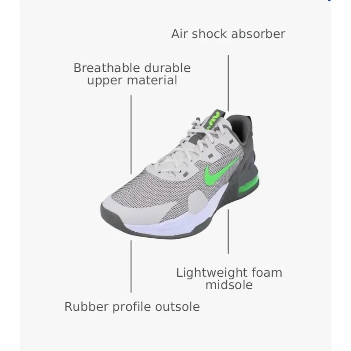 Nike shoes - Nike Air Max Alpha Trainer 5 - Gray 0