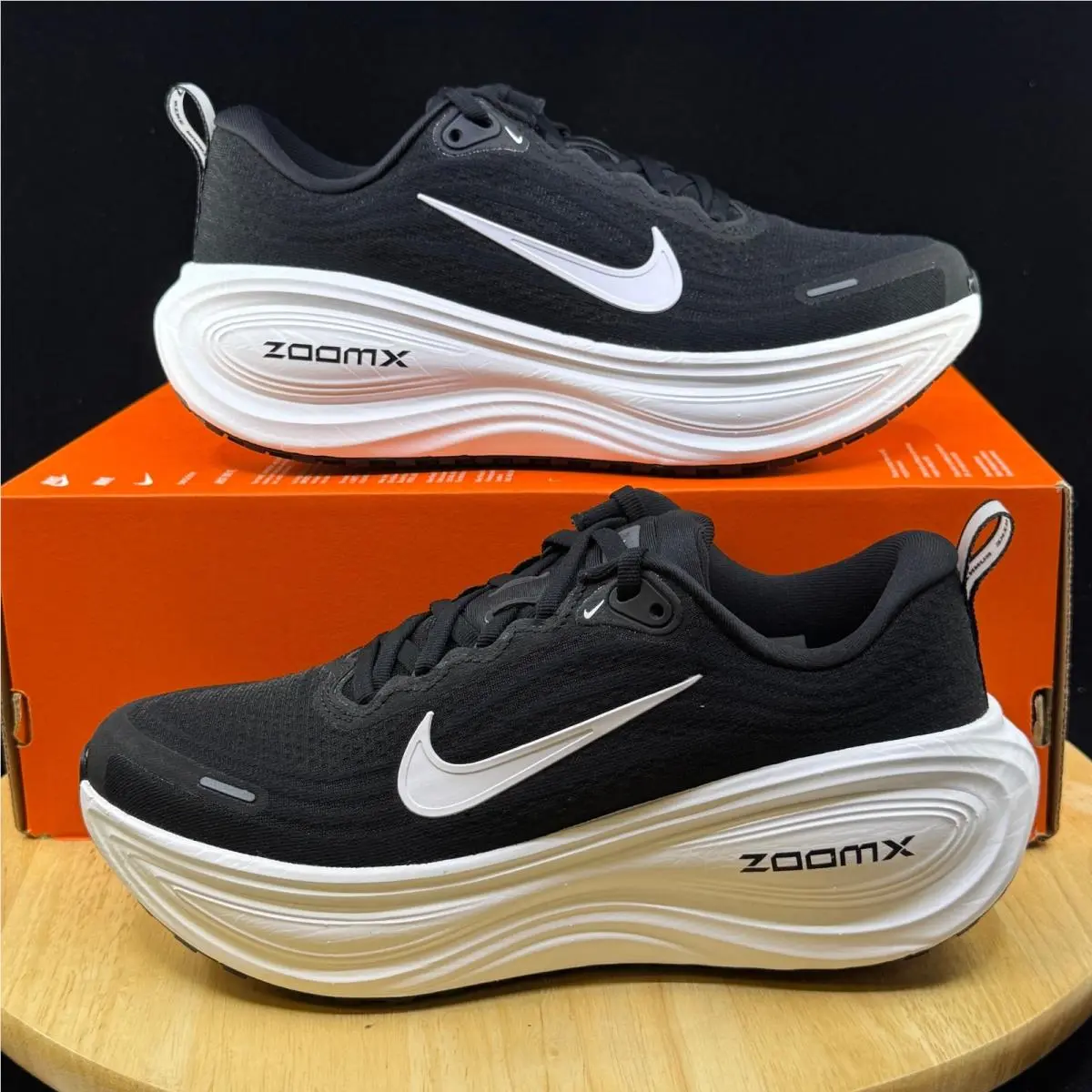 Nike Vomero Plus Running Black White Size 5.5 HV8154-002 Women`s Sneaker