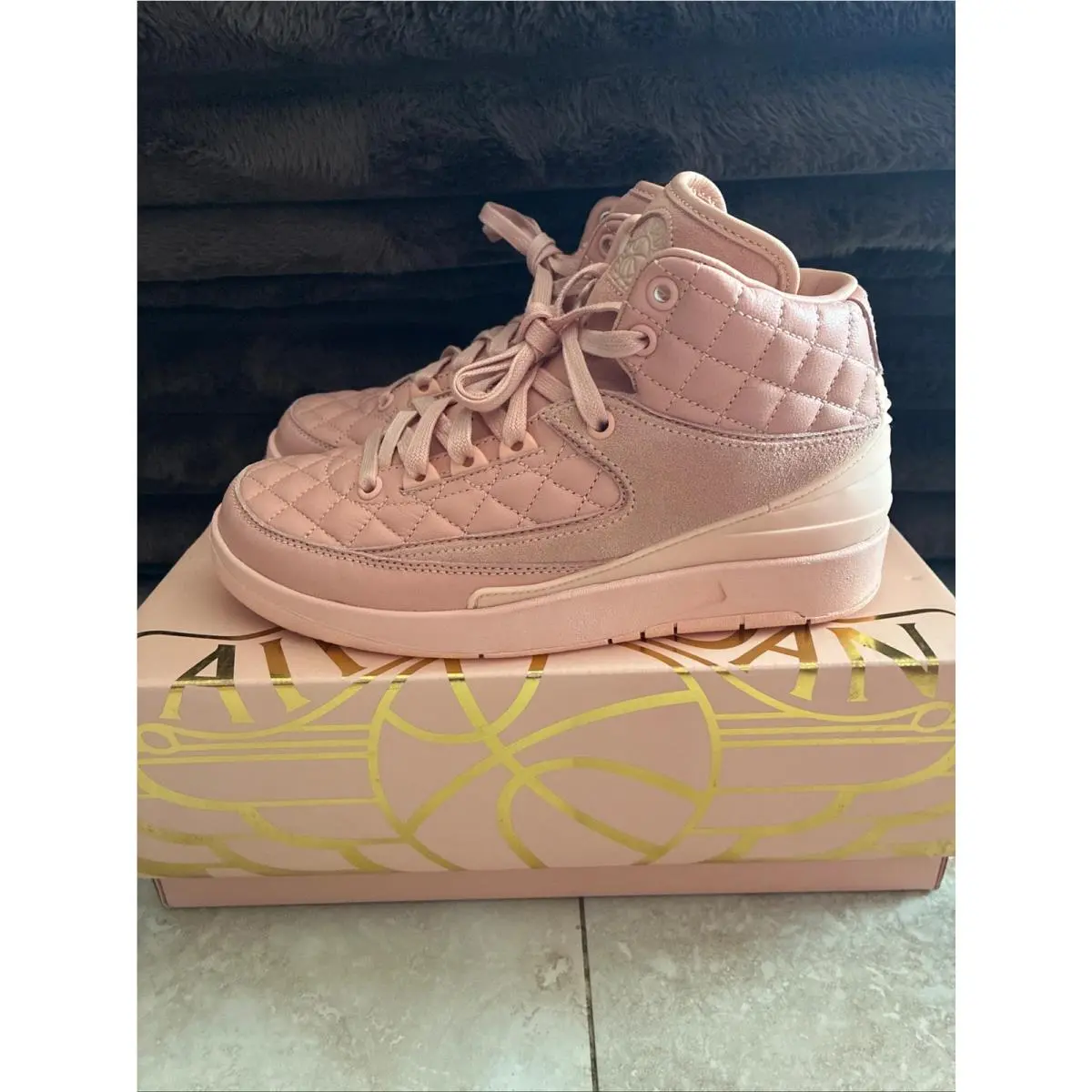 Nike shoes - Air Jordan 2 - Air - Pink 1