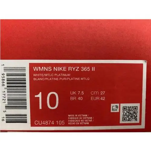 Nike shoes - Nike RYZ 365 - RYZ - CU4874-105 - White (UPC: 195866177215) 3