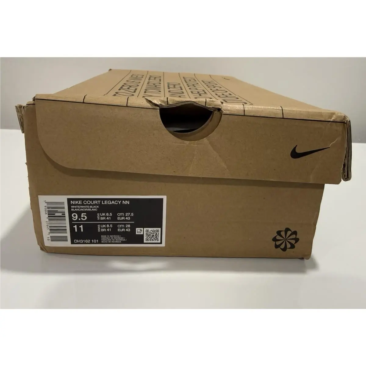 Nike shoes - Nike Court Legacy - Court Legacy - CU4150-100 - White, Manufacturer: White/White/Black 5