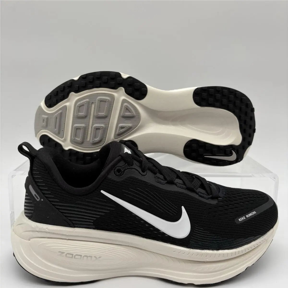 Womens Size 6 Nike Vomero 18 Black White Running Shoes HM6804 005