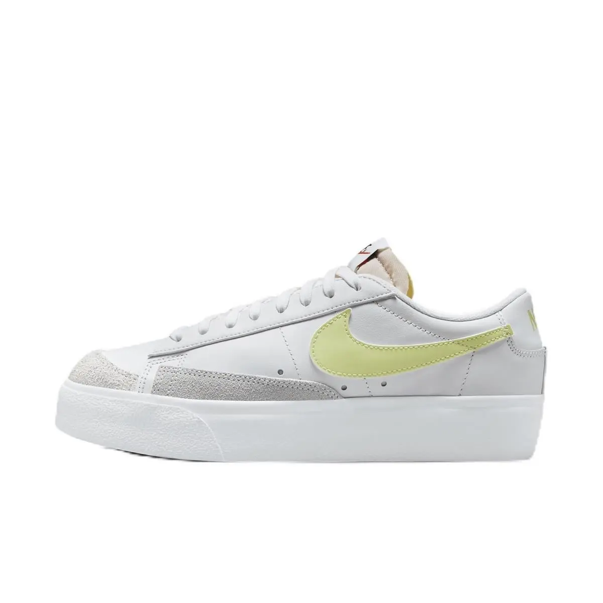 Nike Blazer Low Platform Women`s Shoes DJ0292-115 White/team Orange/black/life