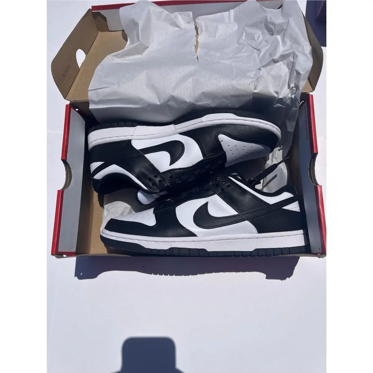 Nike Dunk Low Panda Black White Women’s Size 10 JC