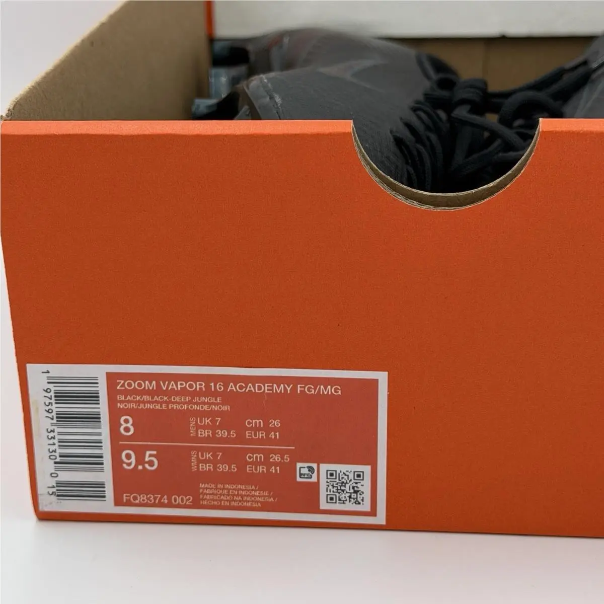 Nike shoes - Nike Zoom Vapor - Zoom Vapor - FQ8374 002 - Black (UPC: 195400800593) 10