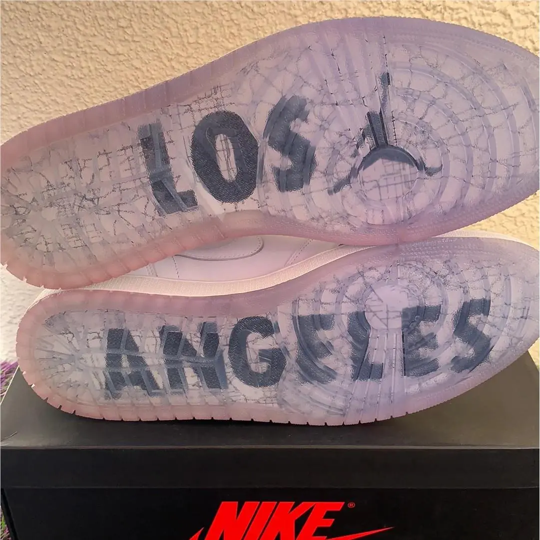 Nike shoes - Air Jordan 1 - Air - Multicolor, way: Los Angeles 3