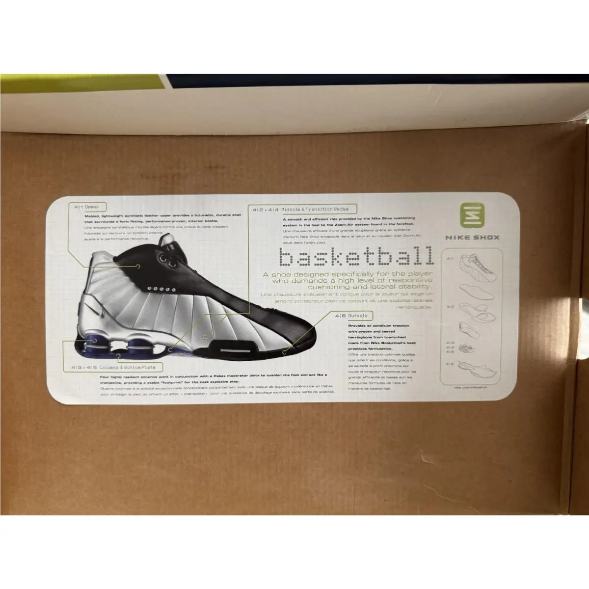 Nike shoes - Nike Shox BB4 - Shox - 830218-001 - Silver, Manufacturer: Black/Metallic Silver/Lapis 9