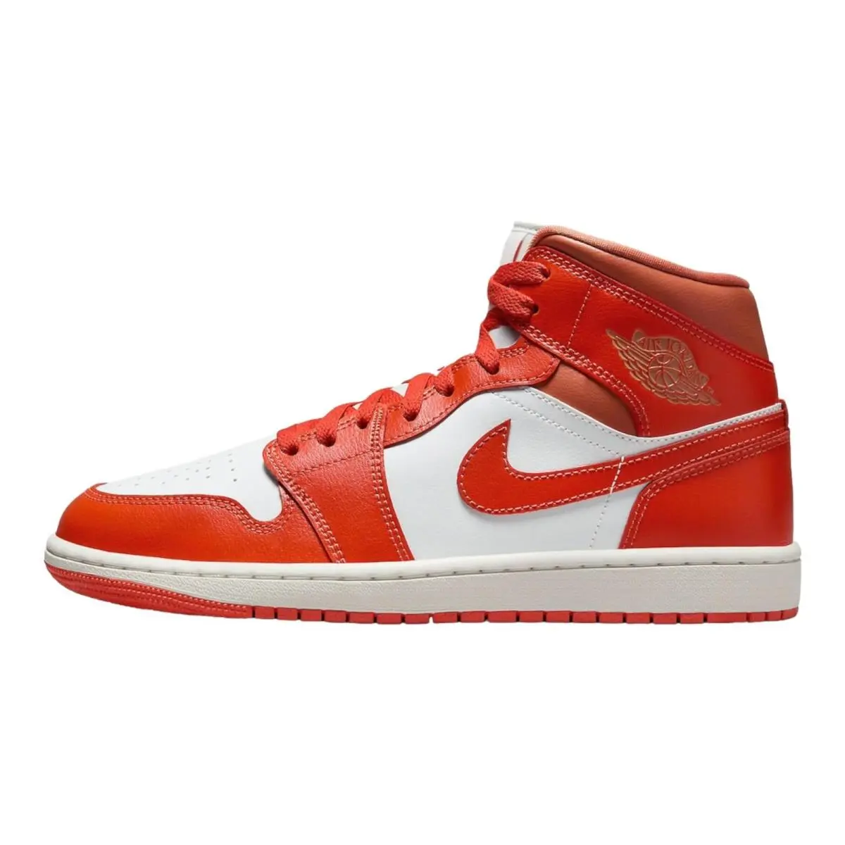 Jordan Nike Air 1 Mid Womens Summit White/cosmic Clay BQ6472-108 7.5