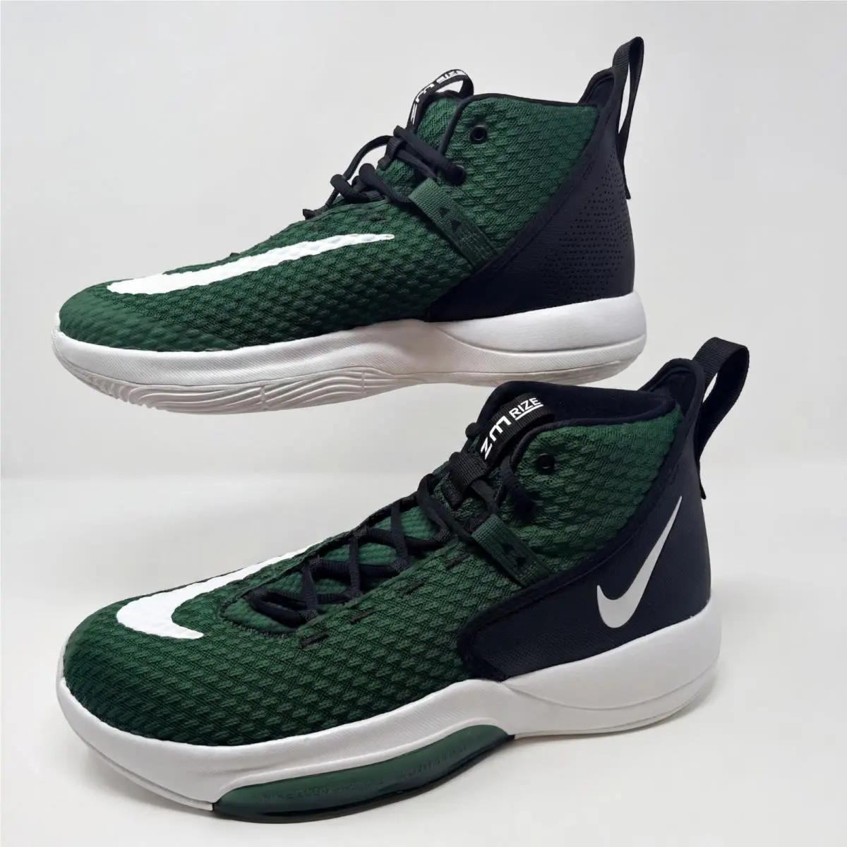 Nike Zoom Rize Team Basketball Shoes Sneakers Gorge Green BQ5468-300 Mens 11.5