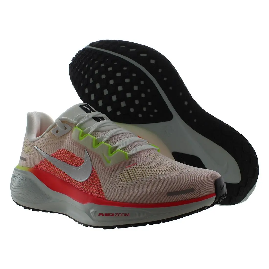 Nike Air Zoom Pegasus 41 Unisex Shoes Size 9.5 Color: Summit White/chrome - Summit White/Chrome, Main: Multi-Colored