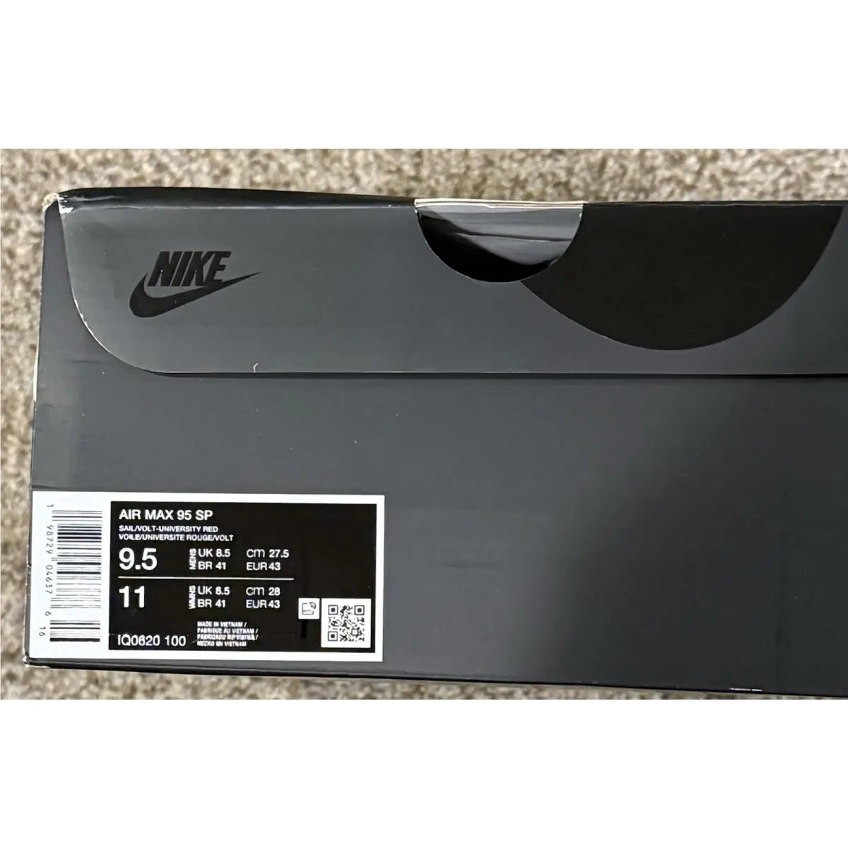 Nike shoes - Nike Air Max 95 - Air Max - Sail/Volt-University Red-Sport Green-Black-Midnight Navy 10