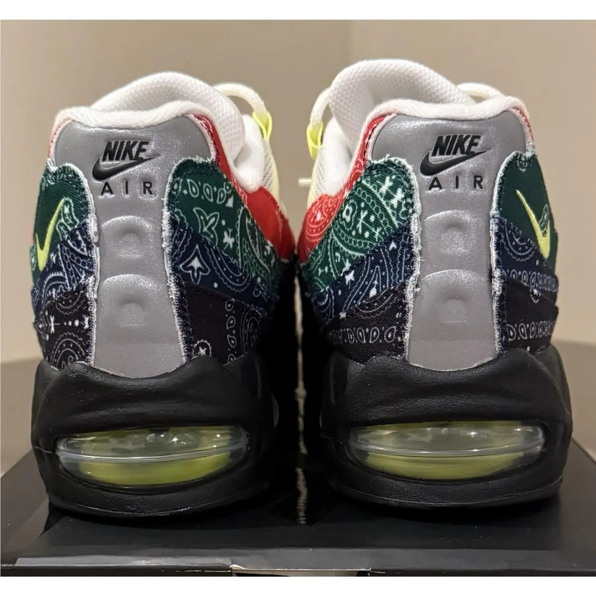 Nike shoes - Nike Air Max 95 - Air Max - Sail/Volt-University Red-Sport Green-Black-Midnight Navy 7