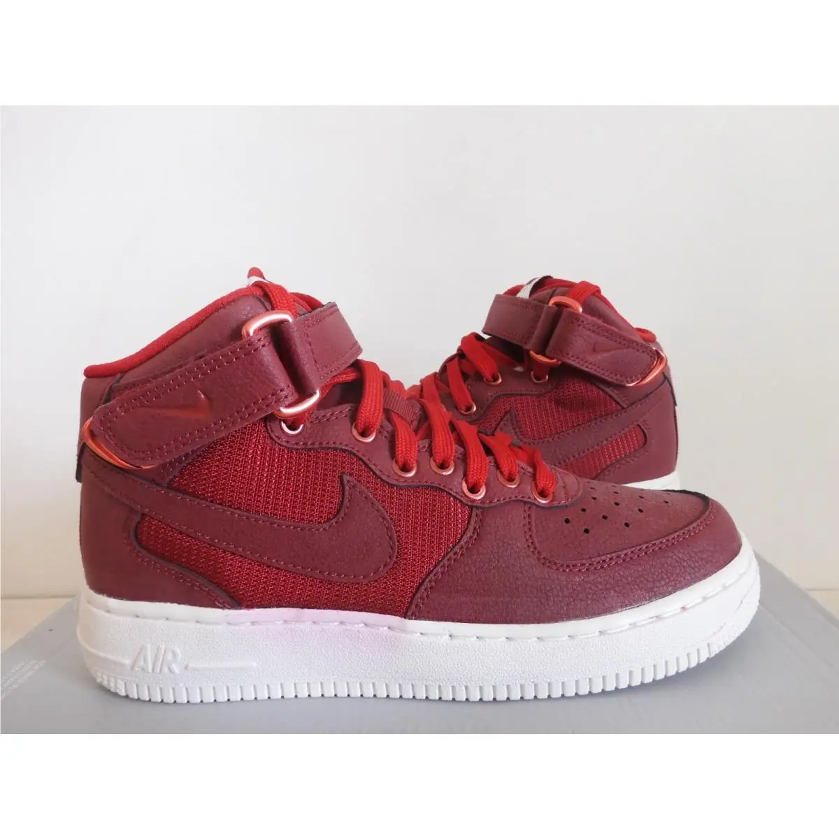 Nike shoes - Nike Air Force 1 Mid - 820342 600 - Red (UPC: 887223746041) 0