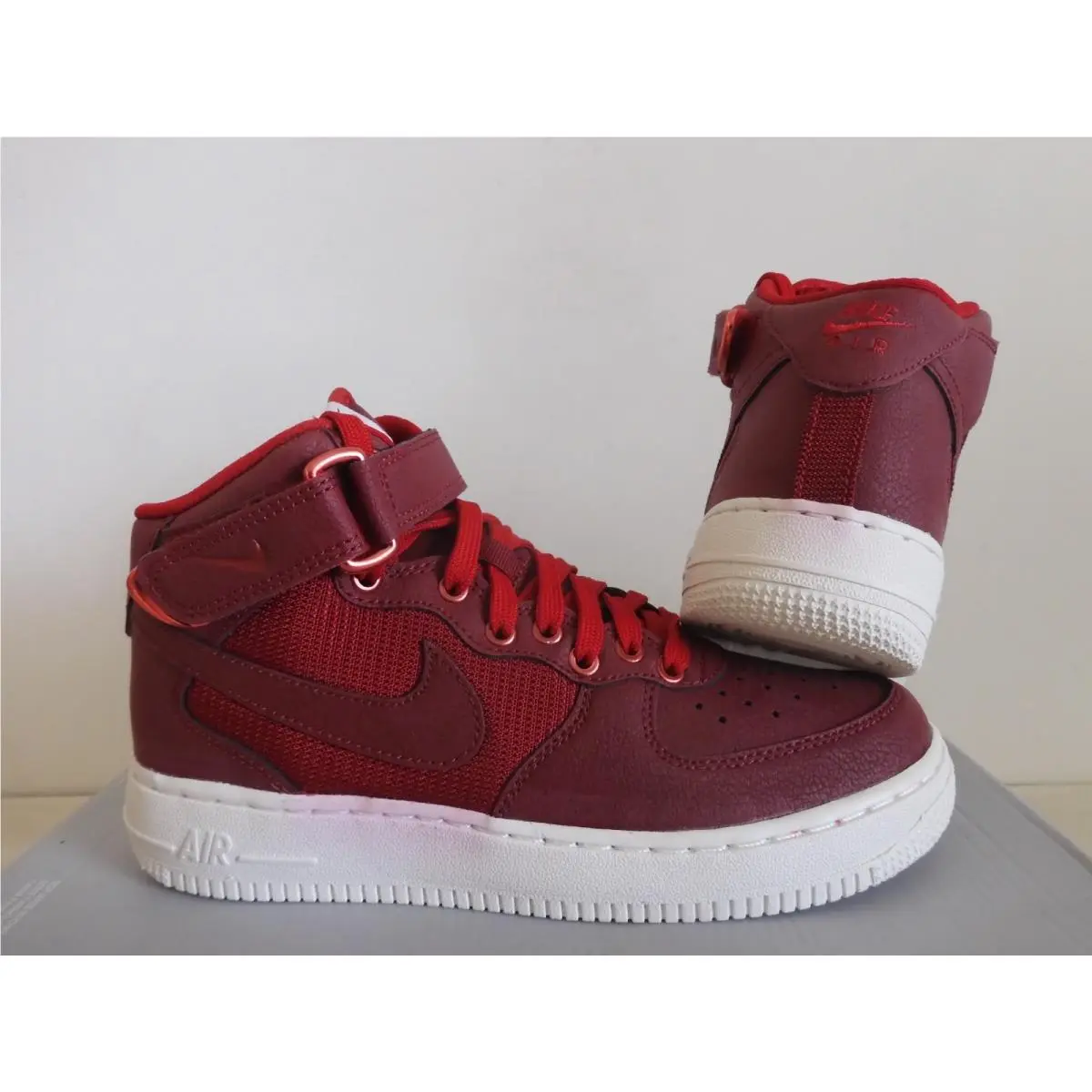 Nike shoes - Nike Air Force 1 Mid - 820342 600 - Red (UPC: 887223746041) 1