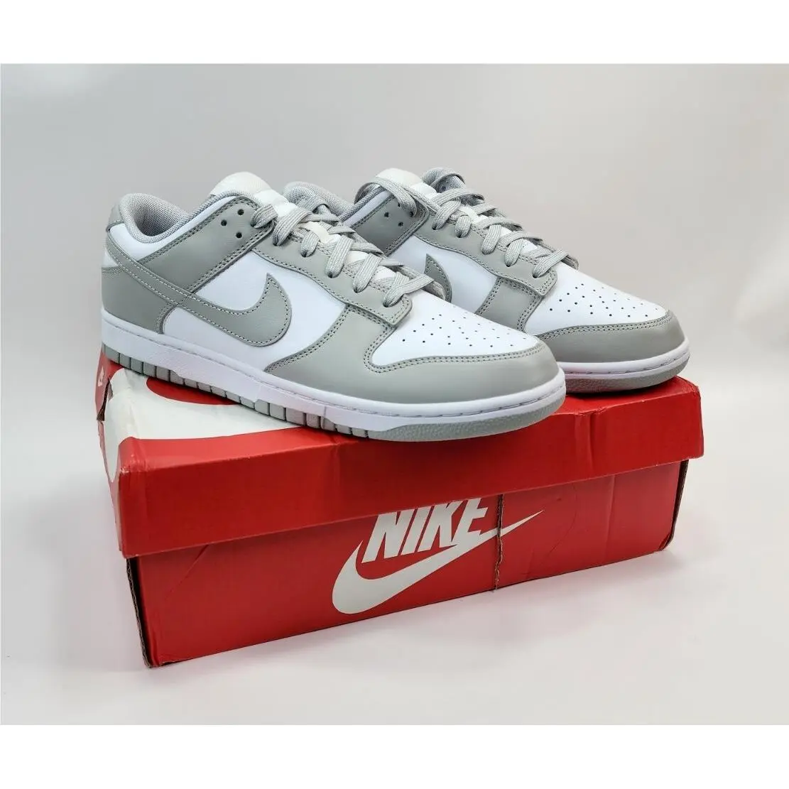 Nike Dunk Low Retro Mens White/grey Fog DD1391-103 1 Sneakers Shoes Size 11