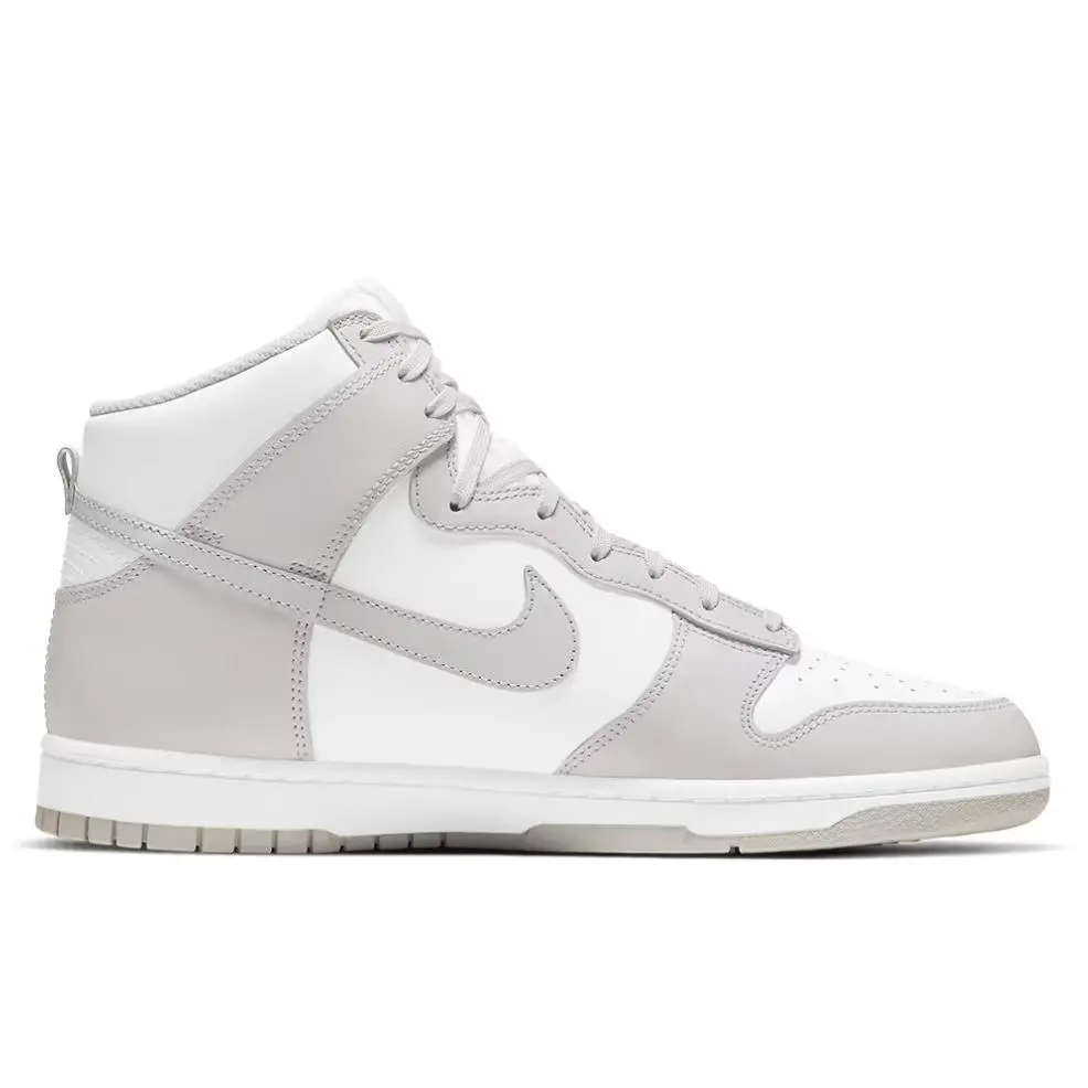 Nike Dunk Hi Retro White/vast Gray Men`s Sneakers Shoes Size 14 DD1399-100