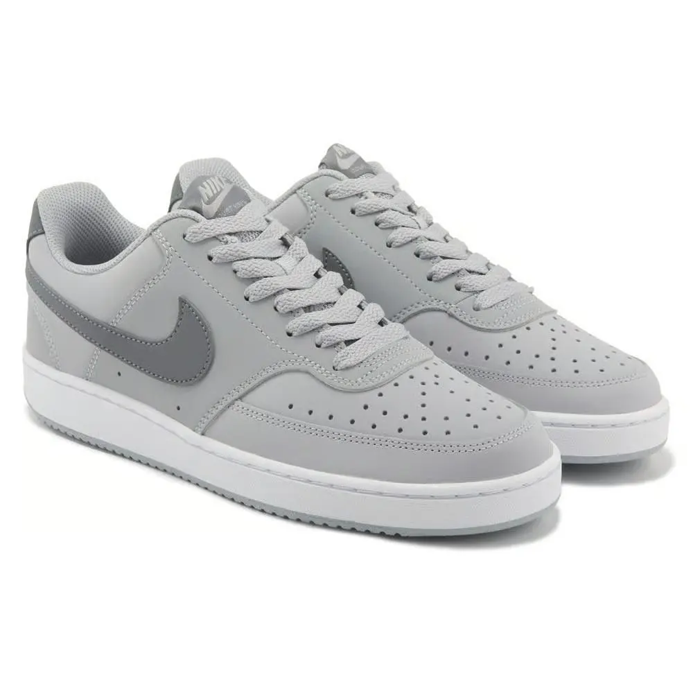 Nike Court Vision Low Light Smoke Grey Mens 9 Womens 10.5 Athletic Shoe - Gray