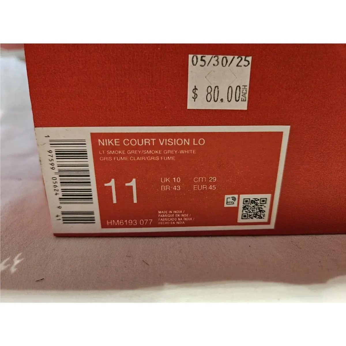 Nike shoes - Nike Court Vision - Court Vision - HM6193-077 - Grey 0