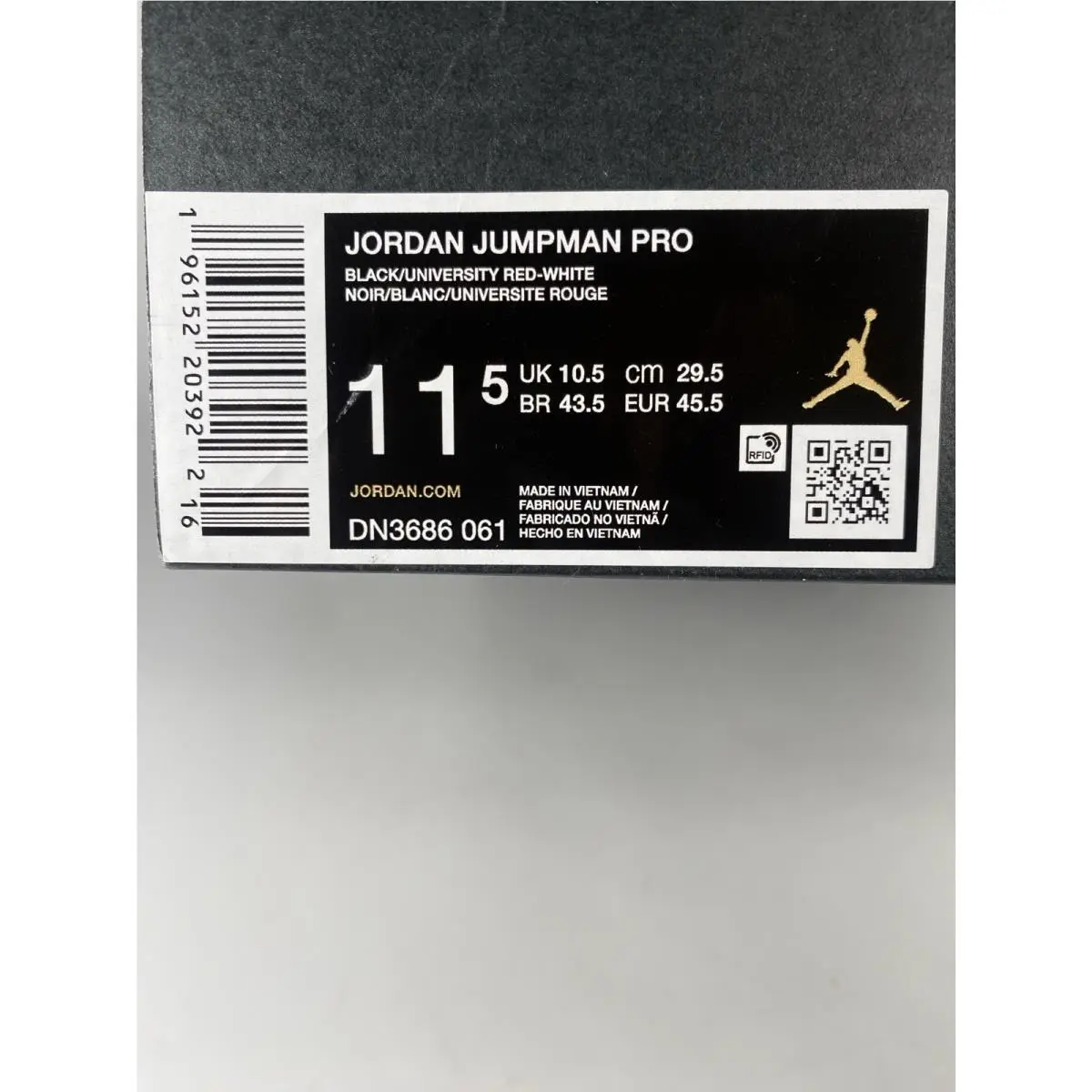 Nike shoes - Jordan Jumpman Pro - Jumpman Pro - DN3686-061 - Black/University Red-White (UPC: 196152203922) 8