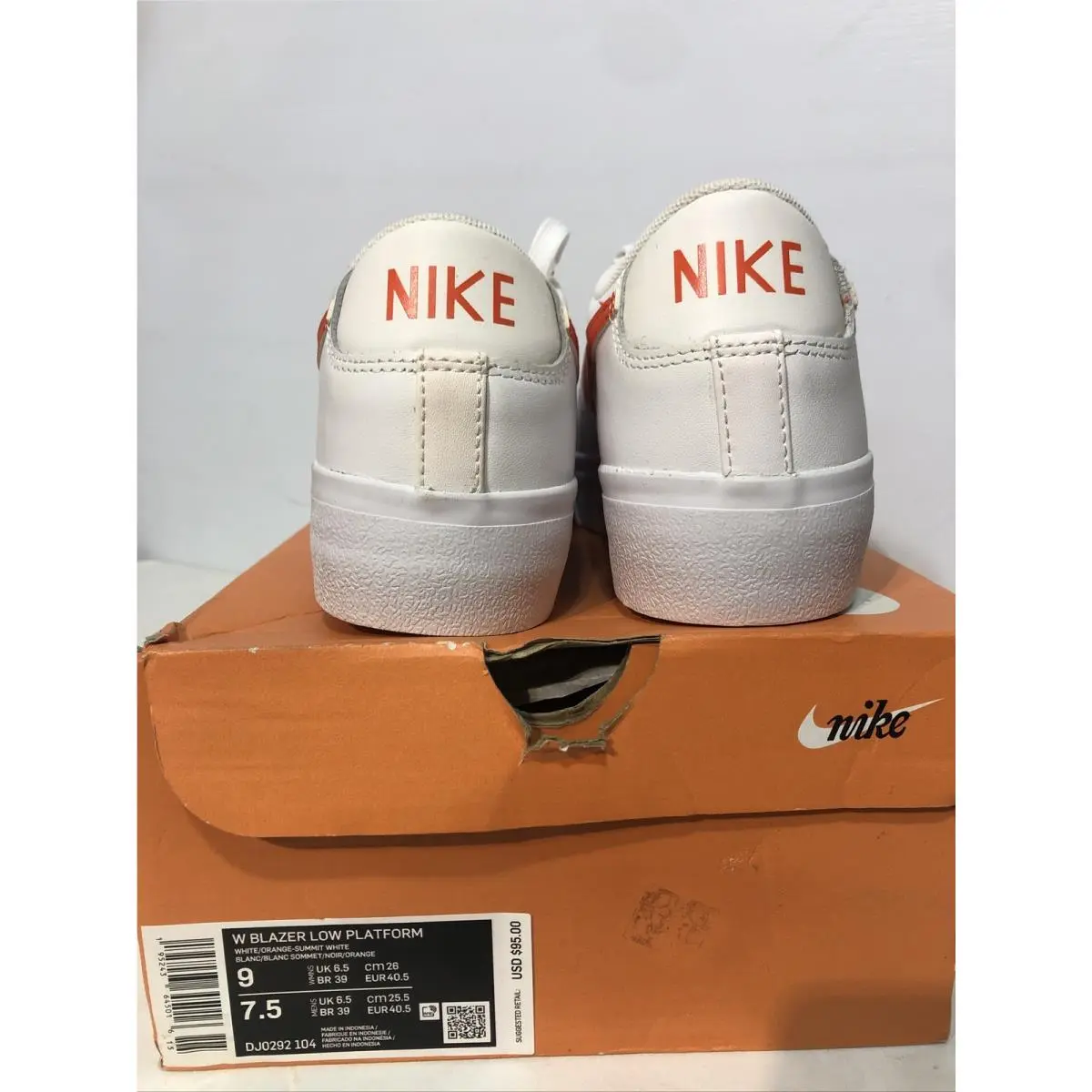 Nike shoes - Nike Blazer - Blazer - Dj0292-104 - White (UPC: 195243645016) 3