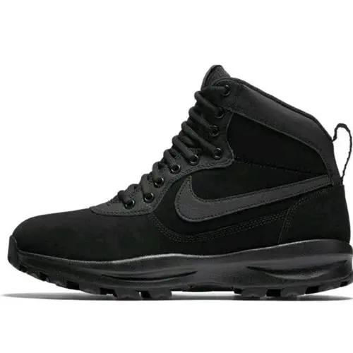 Triple Black High Top Hiking Boot Manoadome 844358-003 Men`s Size 7 Shoes by Nike