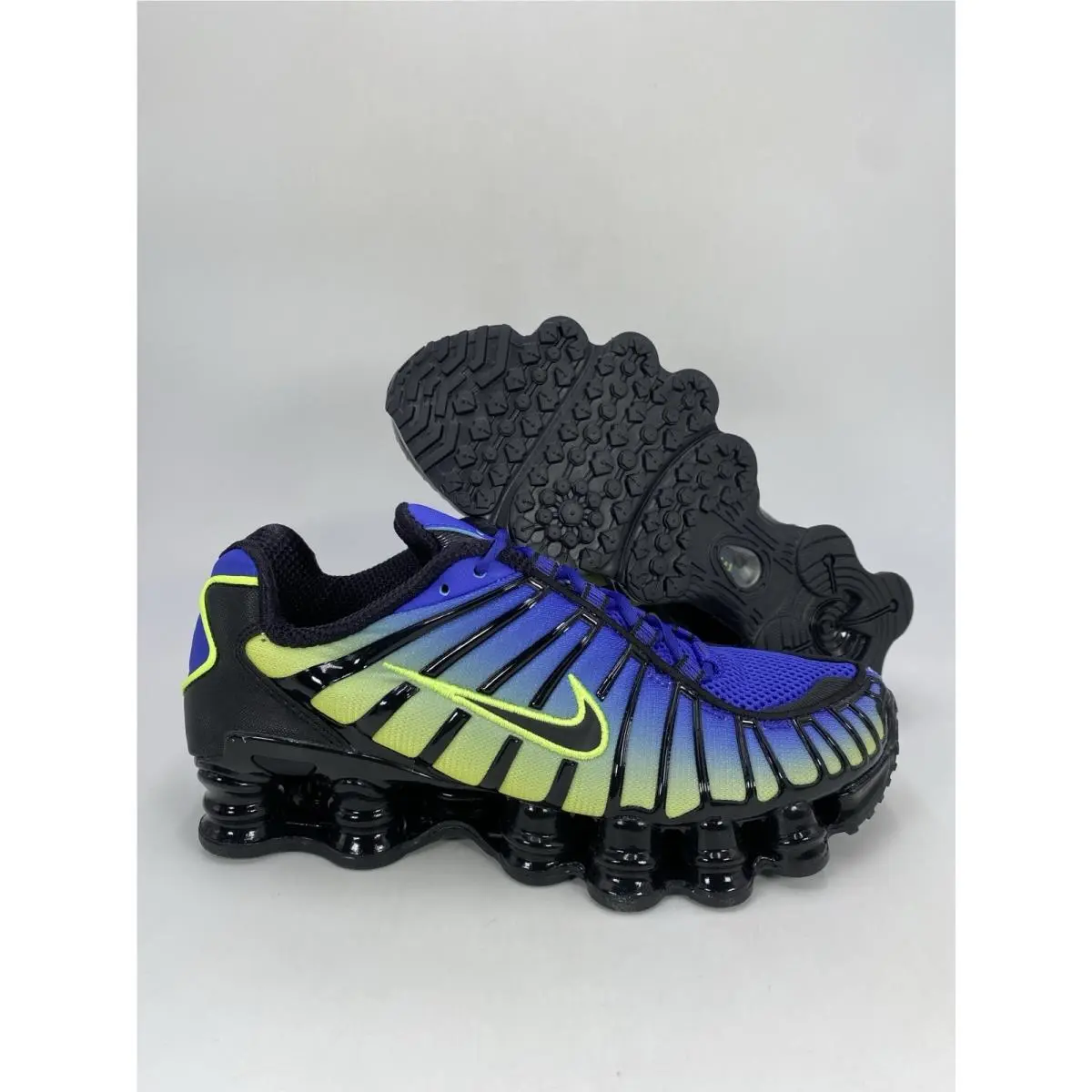 Nike Shox TL GS Lapis Black Volt Ice IO4645 400 Size 6Y