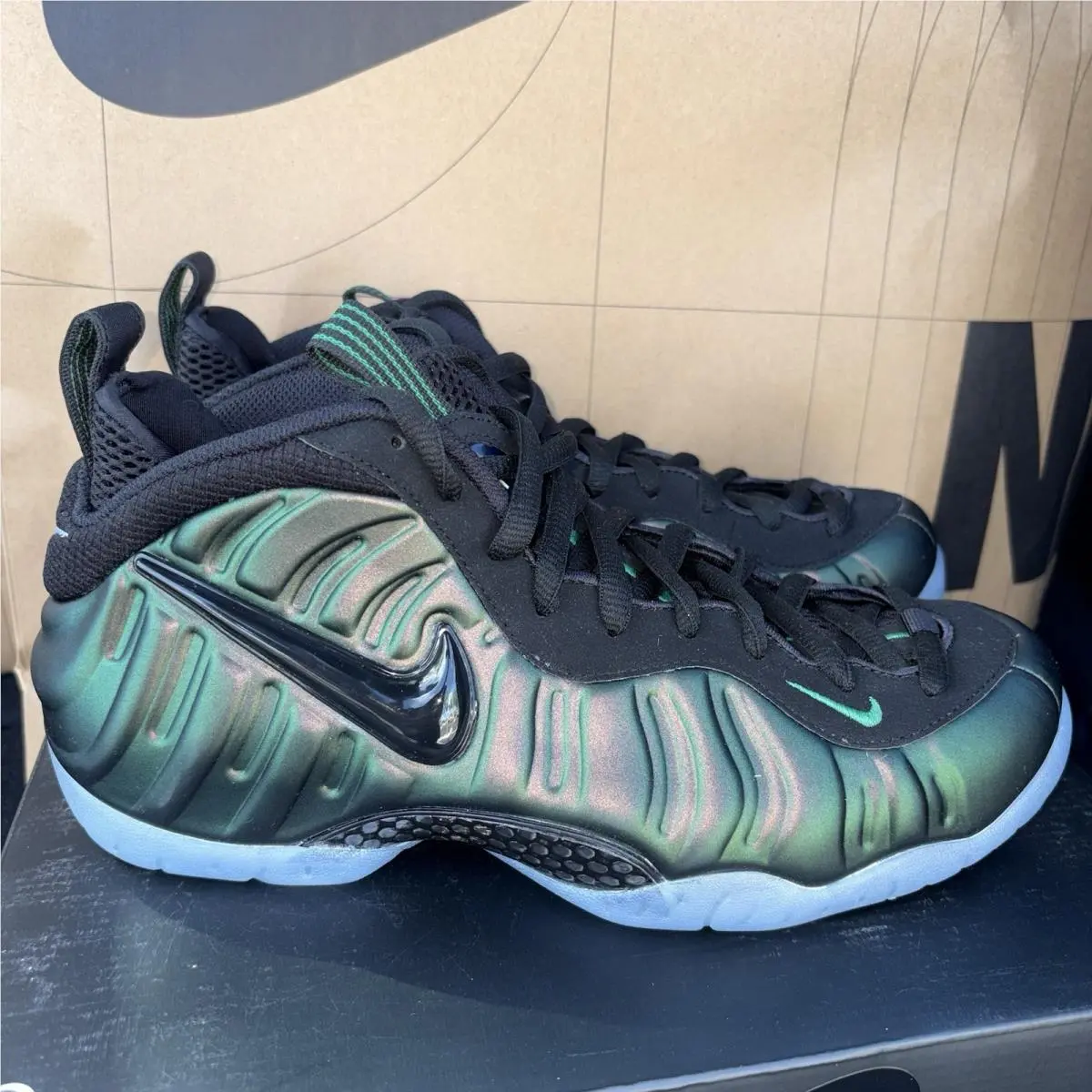 Nike Air Foamposite Pro Pine Green 2025 Nby HF0794-300 Men Size 9