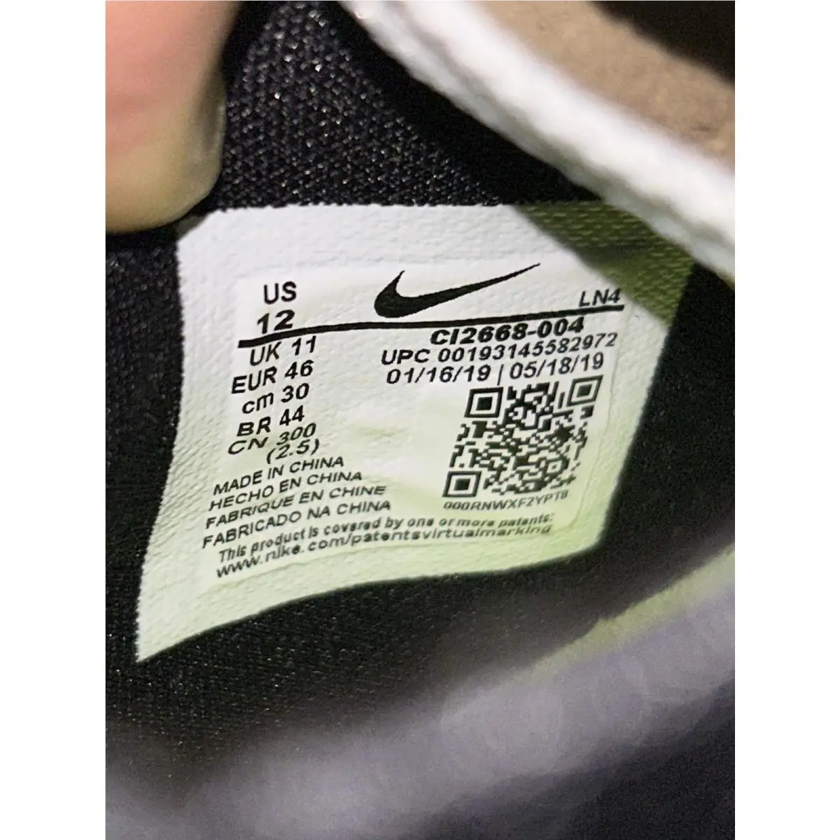 Nike shoes - Nike LeBron 16 - LeBron - CI2668-004 - Black (UPC: 0193145582972) 8