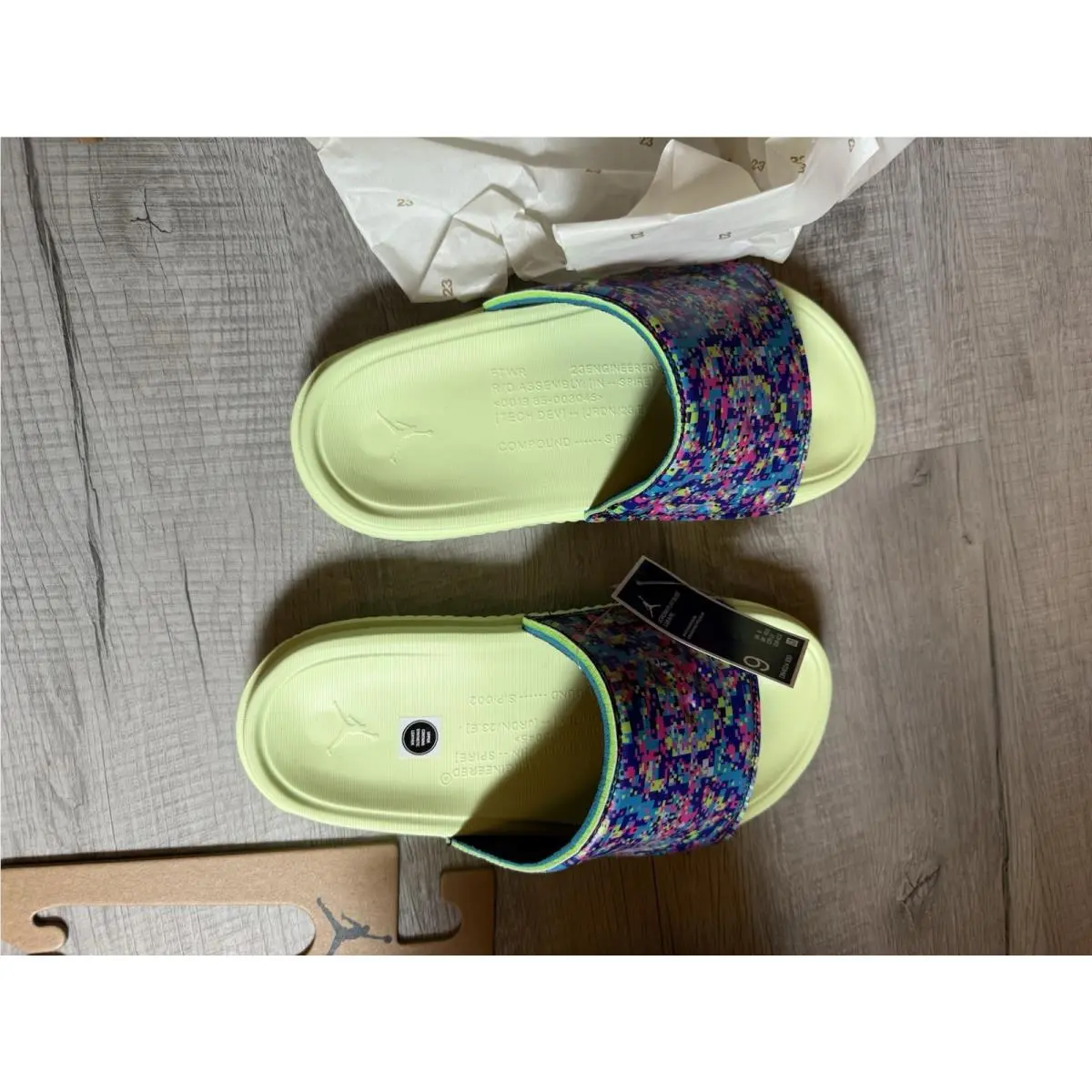 Nike Jordan Play Slide Sandals Luka PE DN4024 930 Size 9 Doncic
