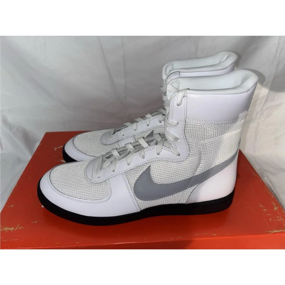 Nike shoes - Nike - IM3875-100 - White/Wolf Grey/Black/Safety Orange/Speed Red 3