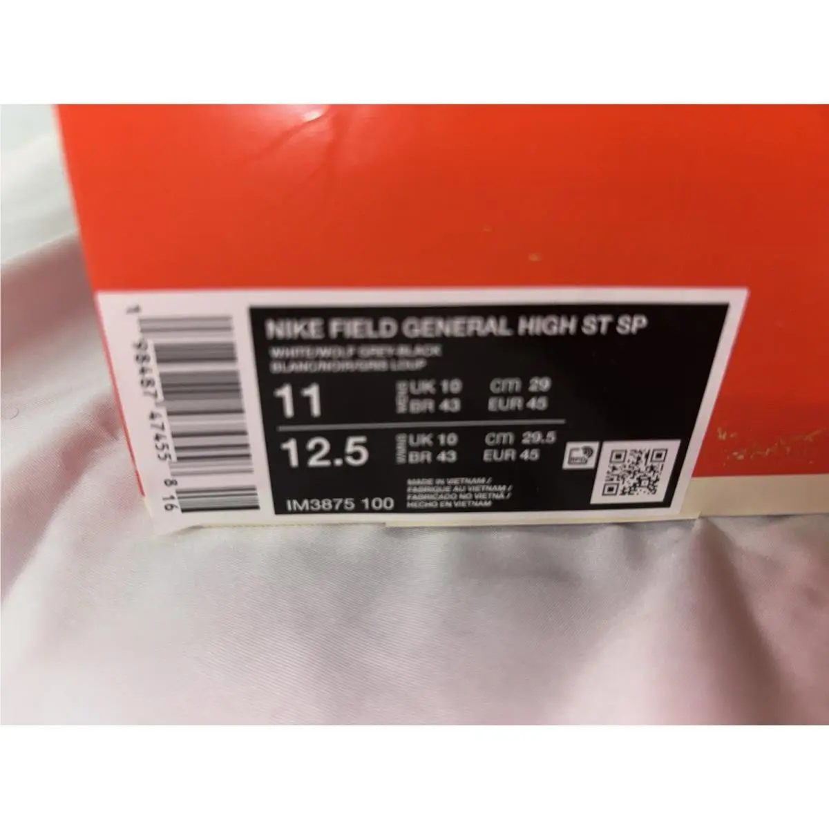 Nike shoes - Nike - IM3875-100 - White/Wolf Grey/Black/Safety Orange/Speed Red 6