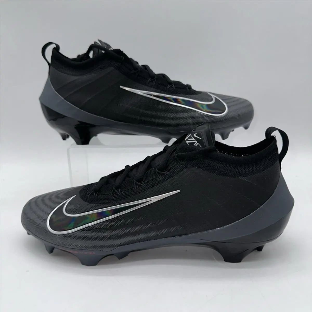 Nike Men`s Size 9 Zoom Air Vapor Elite 1 FB3288 002 Black Football Cleat